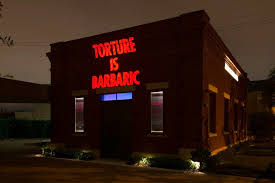 Jenny Holzer Truisms LED display, vertical